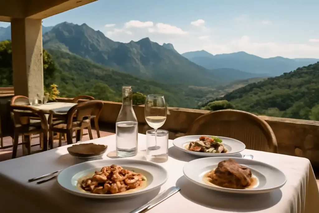 Ristoranti con vista sulle montagne sarde: l’atmosfera che arricchisce l’esperienza gastronomica oltre al sapore dei piatti