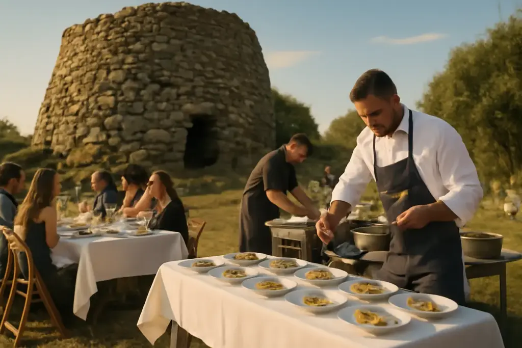 Eventi gourmet nei nuraghi? I nuovi format che stanno conquistando i foodies in Sardegna