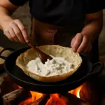 Come preparare la ricotta in su pani tipica del nuorese? La cottura che cambia tutto rispetto ad altre versioni